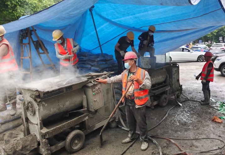 成都道路地基沉降注浆加固